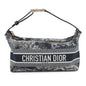 Dior Nomade Pouch Toile De Jouy Reverse Navys5554Oteu Fabric Calf Leather
