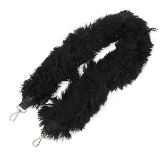FENDI Strap you Black Fur