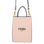 FENDI Shopping bag 2WAY Pink8BH382 Leather Size Small