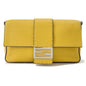 FENDI Selleria Baguette for Men Waist Bag Yellow/Black7VA472 Leather