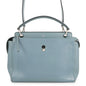 FENDI dot com 2WAY Handbag Blue8BN293 Leather