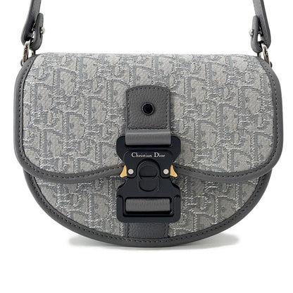 Dior Oblique Leather Grey Shoulder Bag