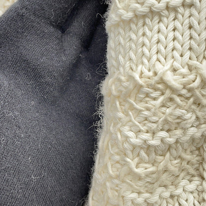 FENDI FF pullover sweater Size 46 WhiteFZX091 Cotton72% Linen26% Nylon2%