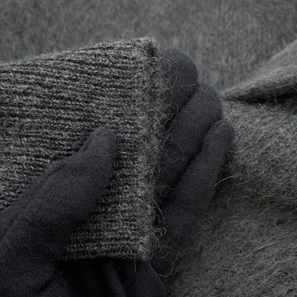 FENDI Zucca crew neck knit Size 46 GrayFZX091 Wool 70% Nylon20% Alpaca10%