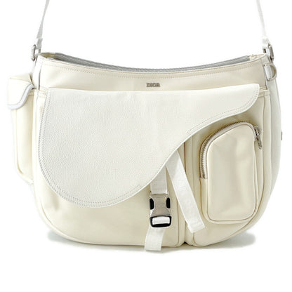 Dior Saddle Messenger Bag Sacai Collaboration Ivory1Adho029Usg Nylon Leather