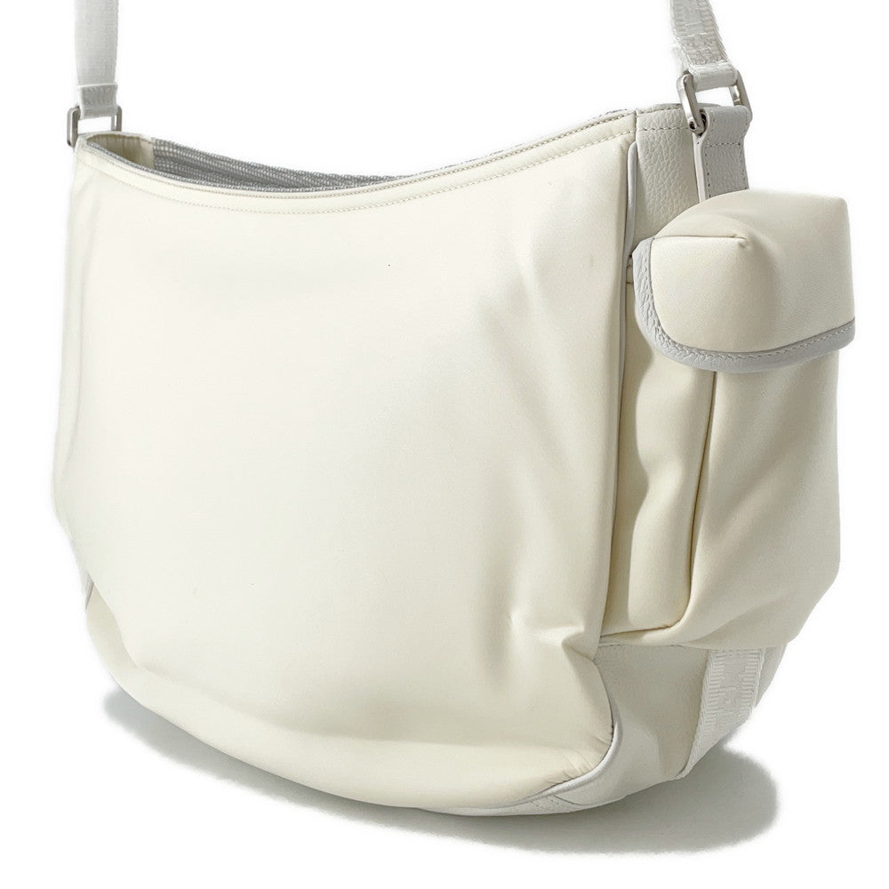 Dior Saddle Messenger Bag Sacai Collaboration Ivory1Adho029Usg Nylon Leather