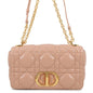 Dior Macrocannage Caro Shoulder Bag Jasmin Flowerm9242Ungk Calf Leather Size Medium