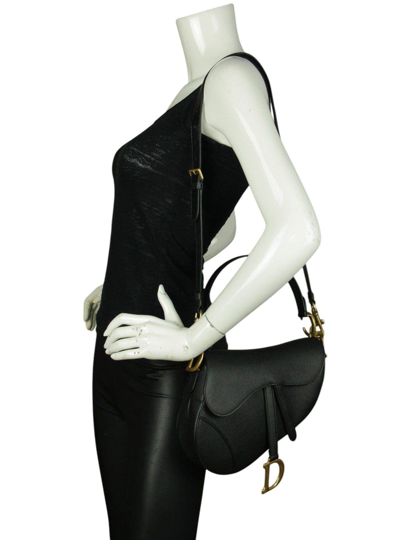 Dior Saddle Calfskin Black Crossbody
