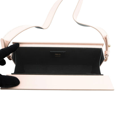 FENDI Box Shoulder Bag Pink8BT340 Leather