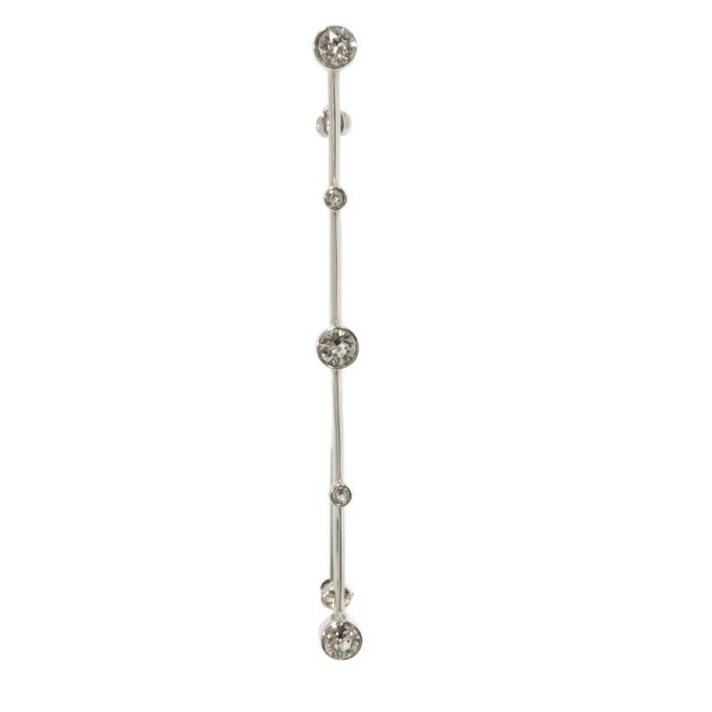 Saint Laurent Paris Crystal Brooch