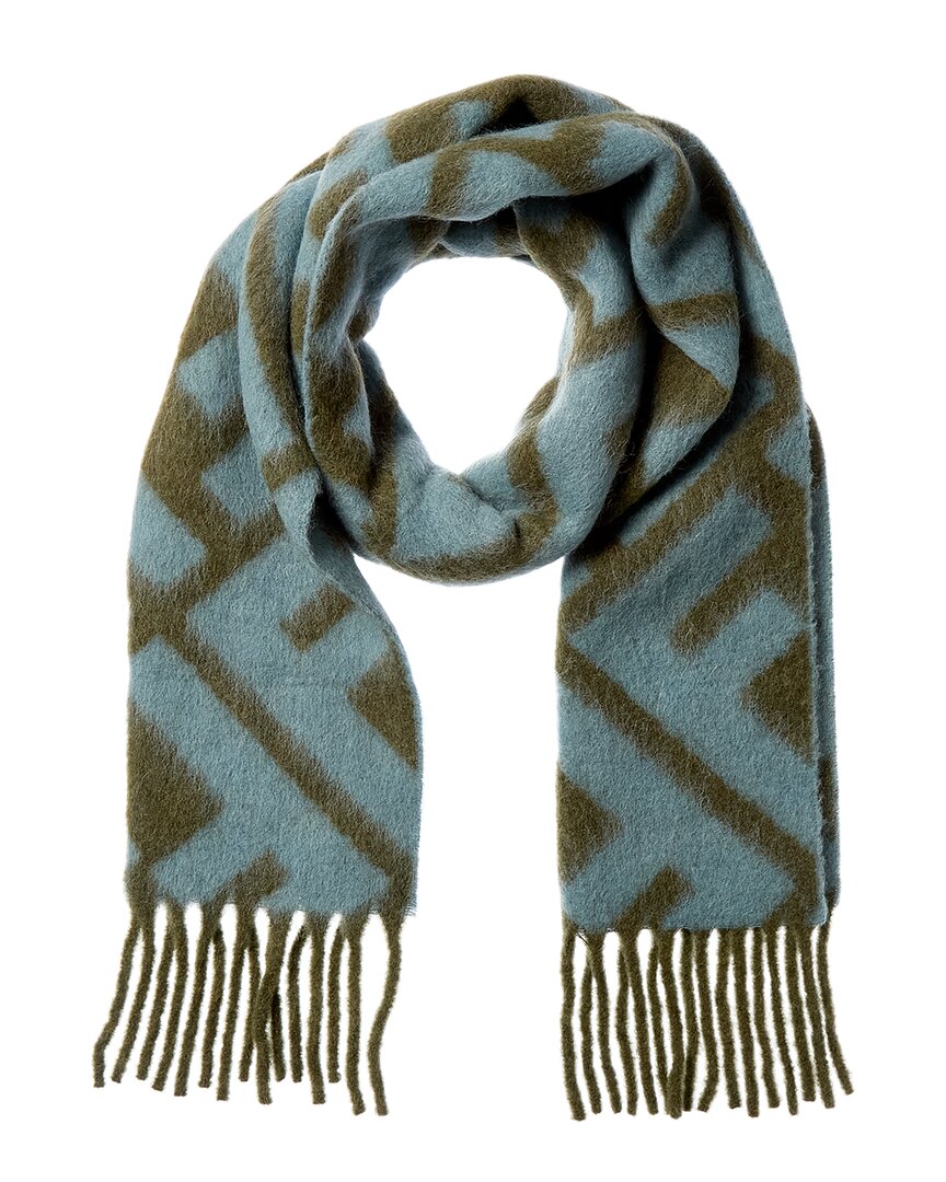 Fendi Ff Alpaca & Wool-Blend Scarf