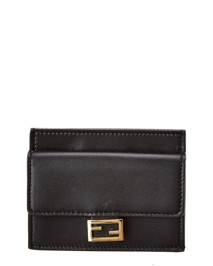 Fendi Leather Card Holder