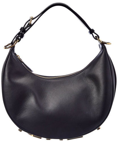 Fendi Fendigraphy Small Leather Hobo Bag