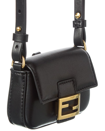 Fendi Baguette Leather Bag Charm
