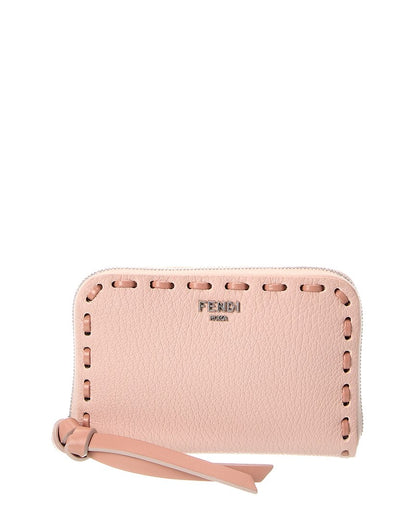 Fendi Peekaboo Mini Leather Coin Purse