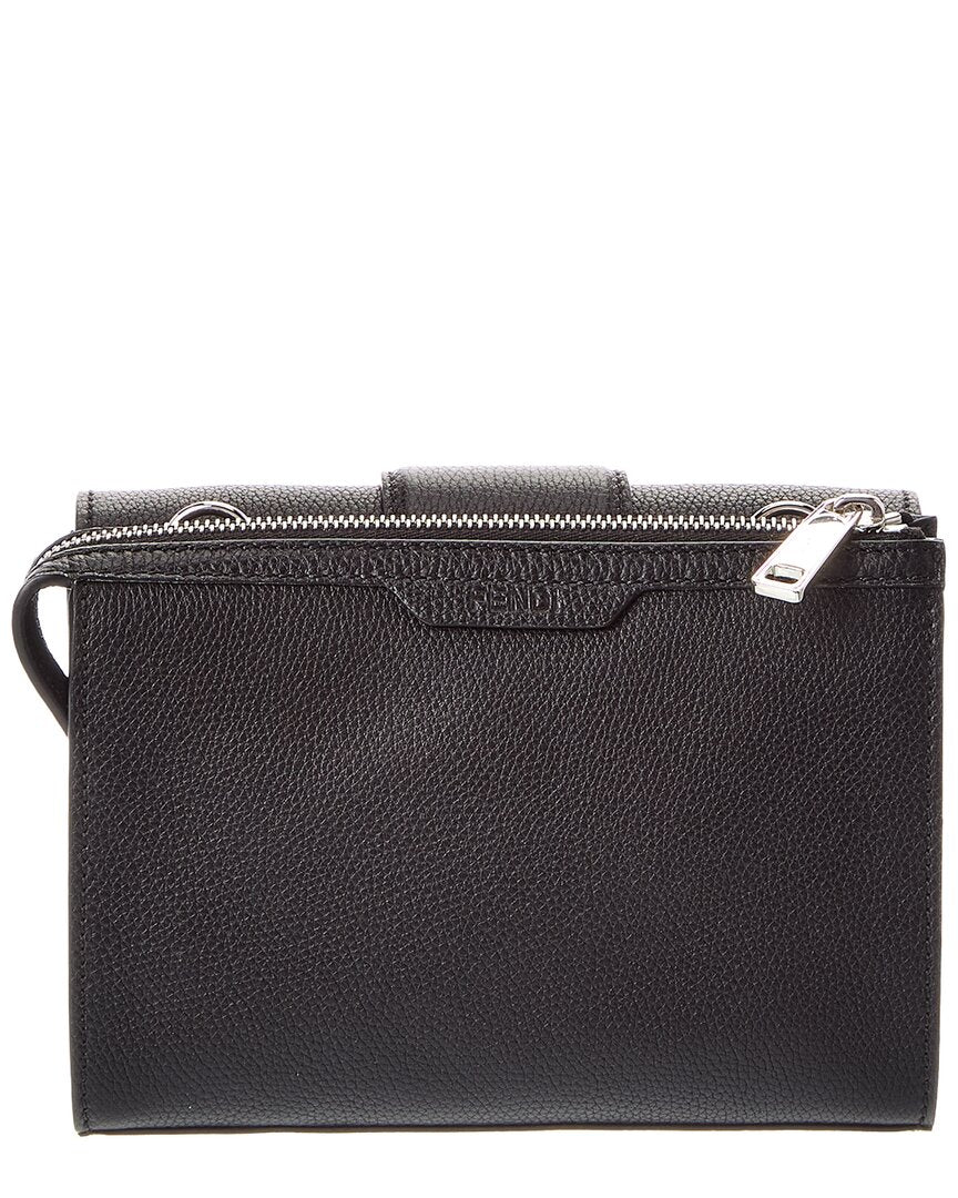 Fendi Baguette Double Leather Crossbody