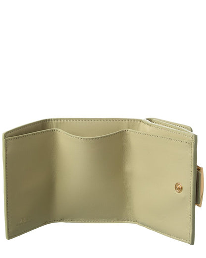 Fendi Micro Trifold Leather Wallet
