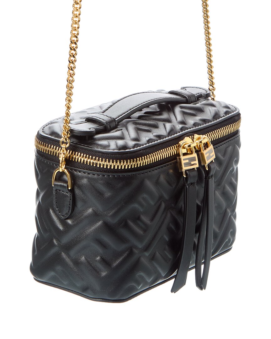 Fendi Ff Leather Vanity Case