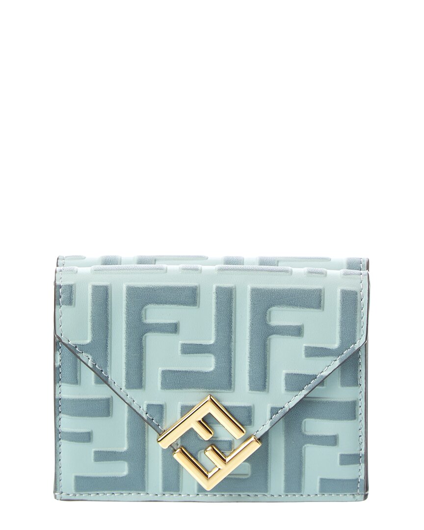 Fendi Ff Diamonds Leather Wallet