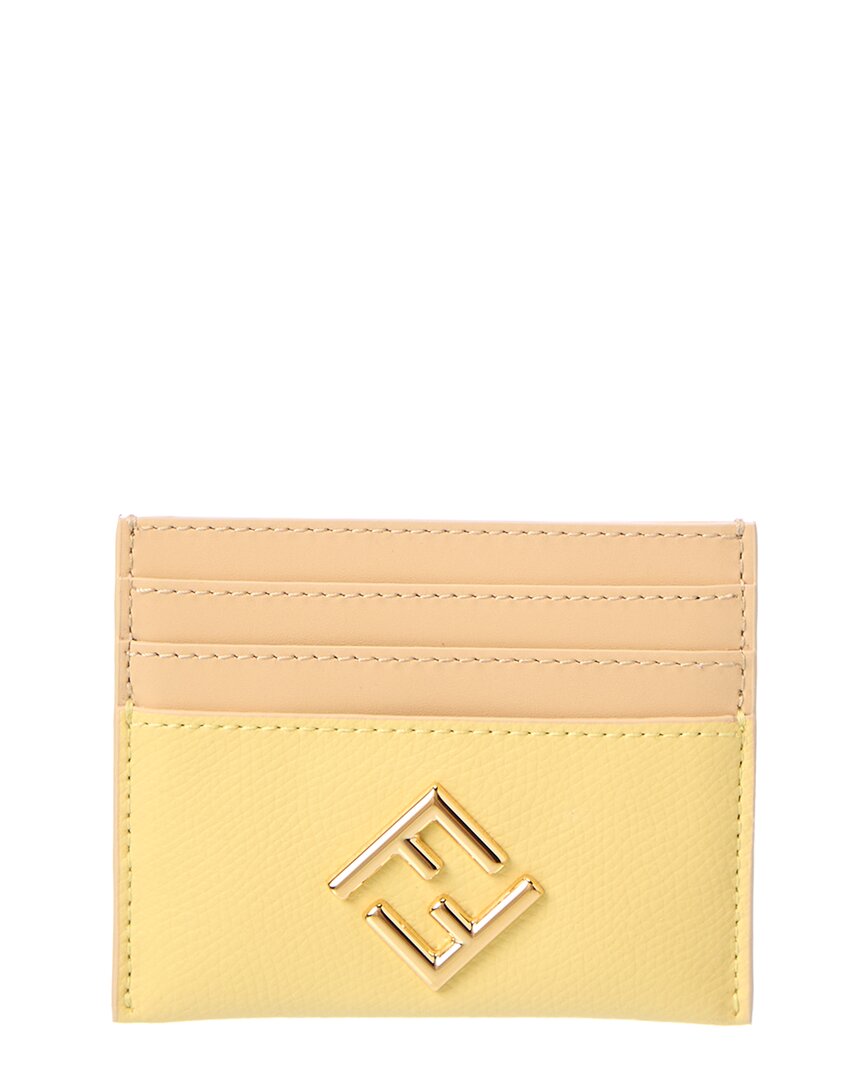 Fendi Ff Diamonds Leather Card Holder
