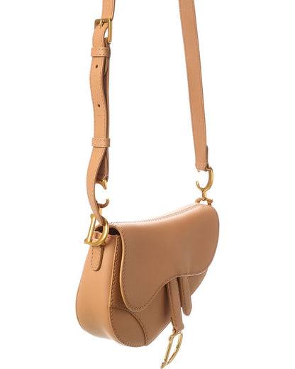 Dior Small Leather Saddle Bag