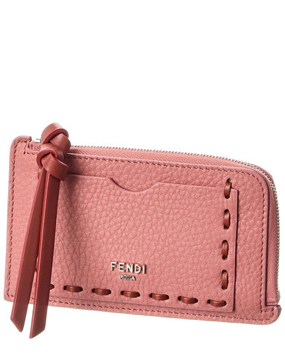 Fendi Peekaboo Leather Card Case