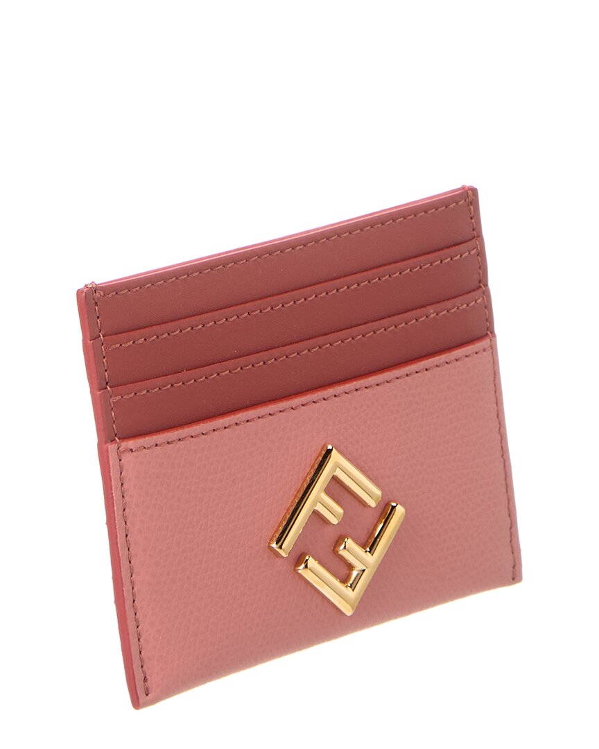 Fendi Ff Diamonds Leather Card Holder