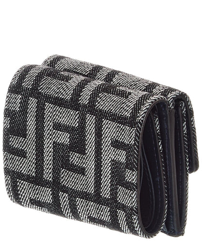 Fendi Baguette Micro Leather Card Case
