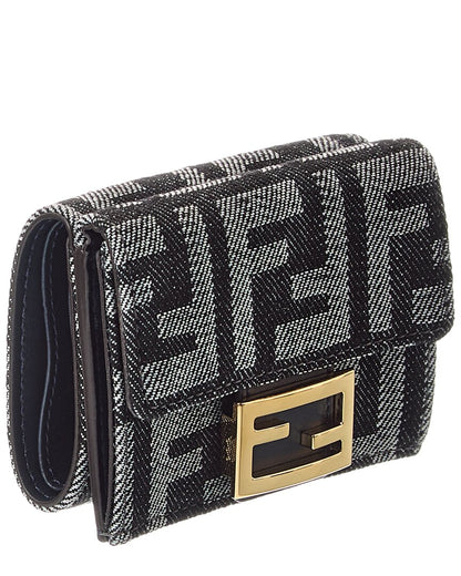 Fendi Baguette Micro Leather Card Case