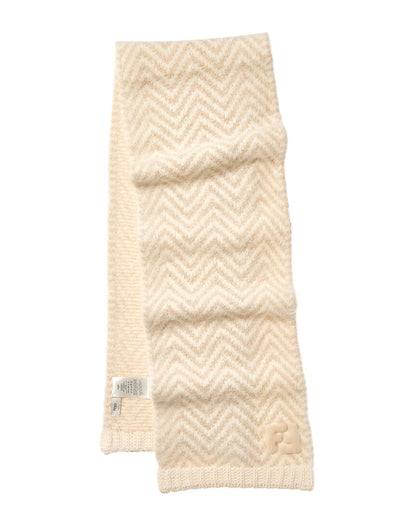 Fendi Ff Alpaca & Wool-Blend Scarf