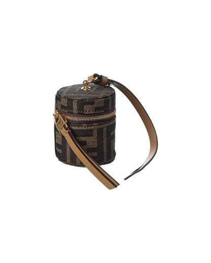 Fendi Baguette Ff Jacquard & Leather Coin Holder