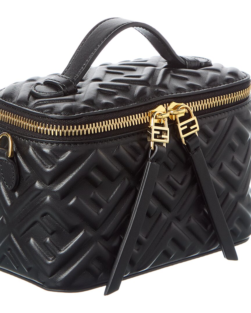 Fendi Ff Leather Vanity Case