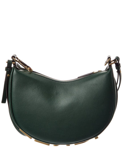 Fendi Fendigraphy Mini Leather Hobo Bag