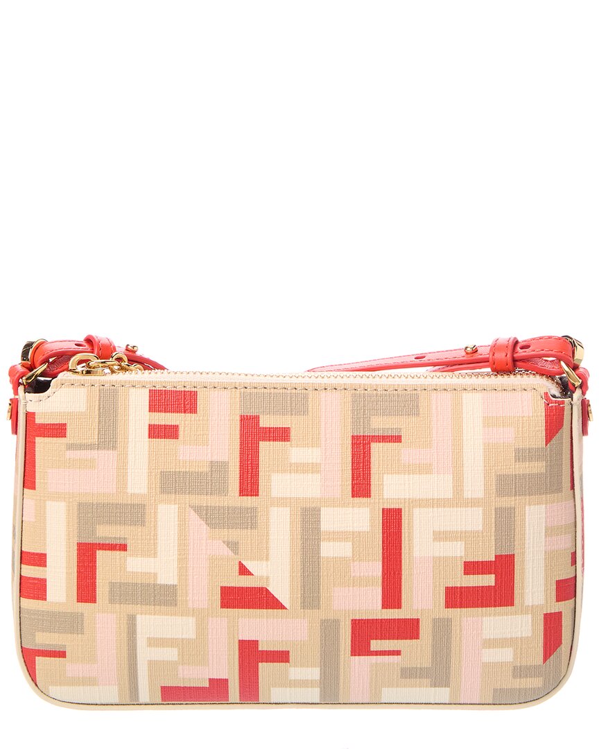 Fendi Baguette Ff Jacquard Pouch