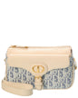 Dior Small 30 Montaigne Canvas Leather Shoulder Bag