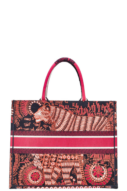 Dior Book Tote Canvas Tote Bag
