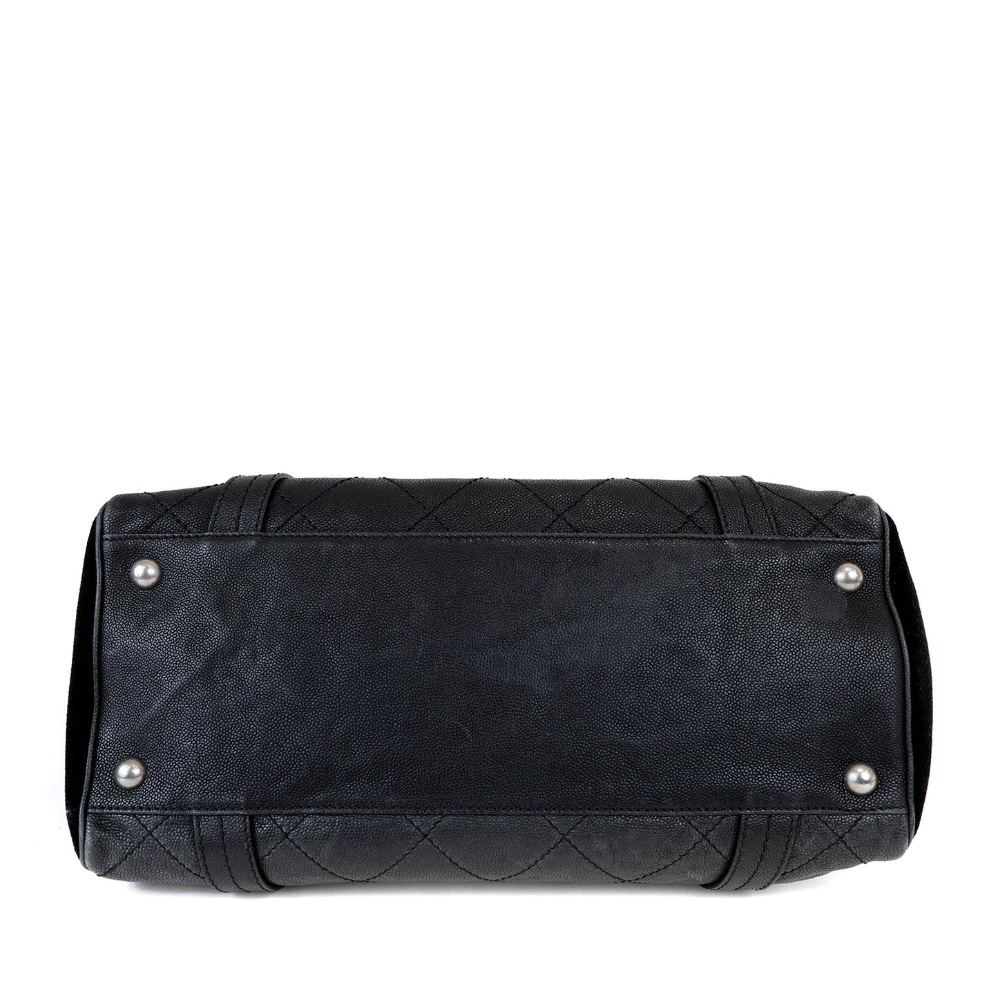 Chanel Quilted Lambskin Black Tote