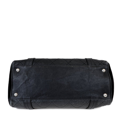 Chanel Quilted Lambskin Black Tote