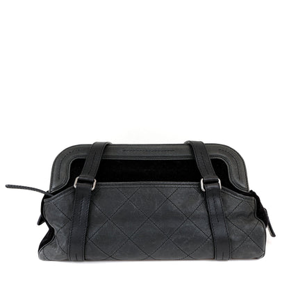 Chanel Quilted Lambskin Black Tote