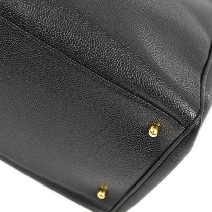 Chanel Black Caviar Supermodel Shoulder Bag