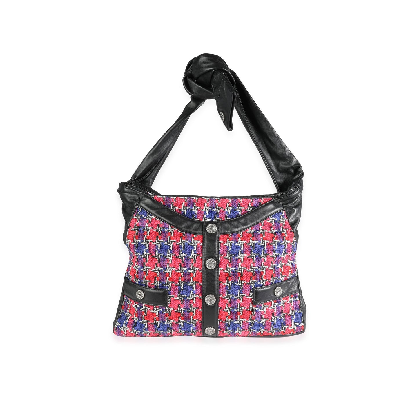 Chanel Lambskin Tweed Black Handbag