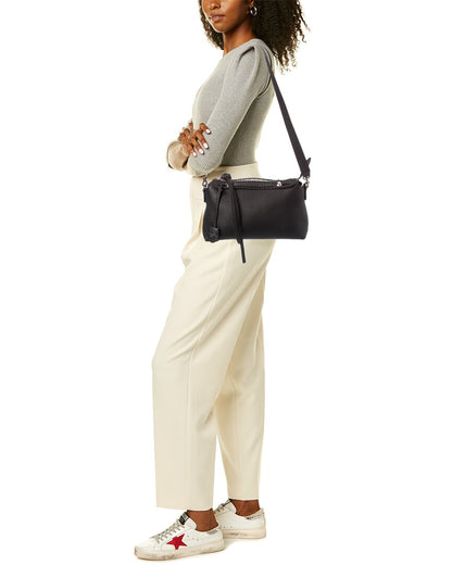 Fendi By The Way Selleria Medium Leather Shoulder Bag, Black