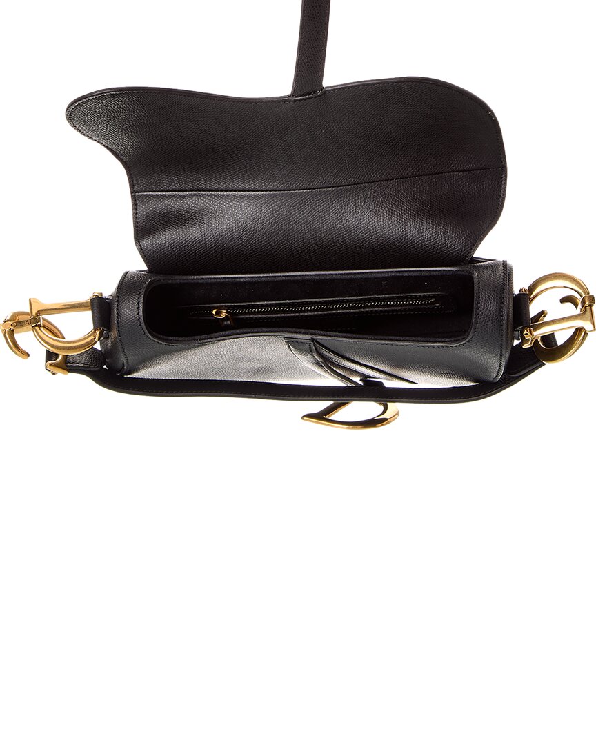 Dnu Dior Medium Saddle Leather Shoulder Bag
