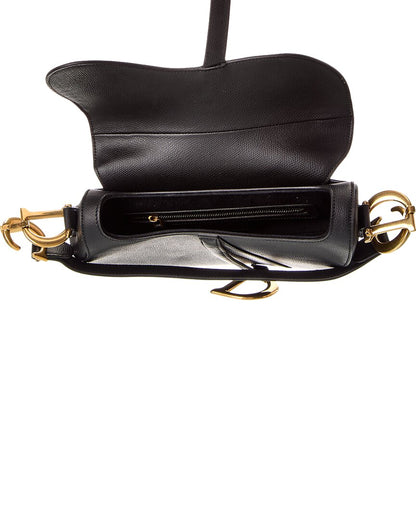 Dnu Dior Medium Saddle Leather Shoulder Bag