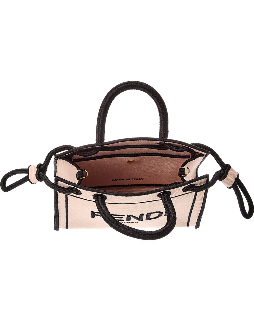 Fendi Roma Mini Canvas Tote ( )