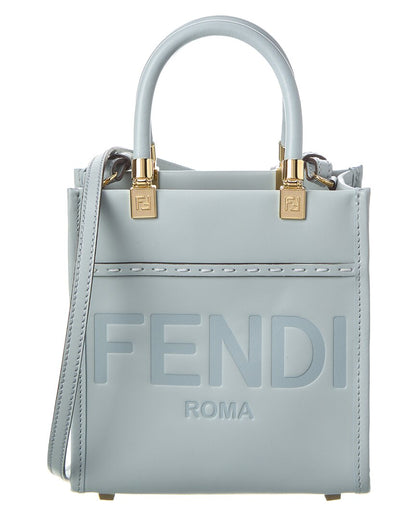 Fendi Sunshine Mini Leather Tote