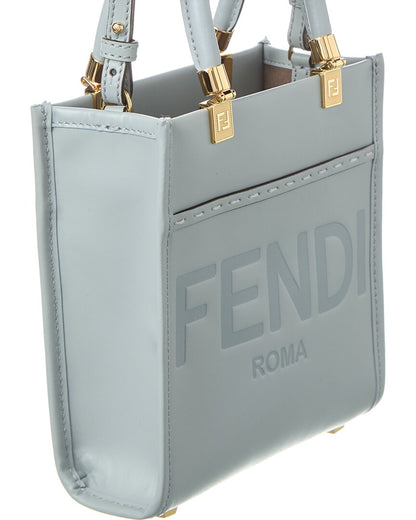 Fendi Sunshine Mini Leather Tote