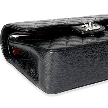 Chanel Flap Small Classic Quilted Caviar Black Shoulder Bag
