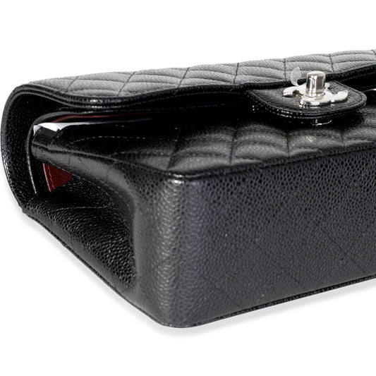 Chanel Flap Small Classic Quilted Caviar Black Shoulder Bag