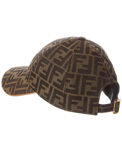 Fendi Ff Jacquard Baseball Cap